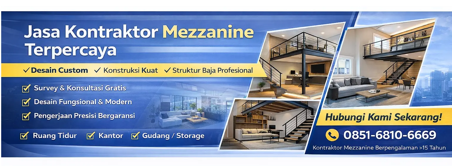 Jasa Pembuatan Mezzanine pondokkarya Bergaransi